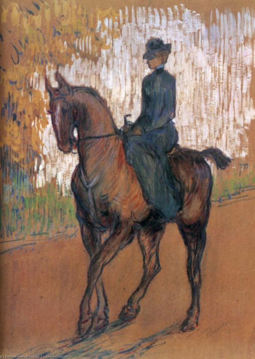 Wikioo.org – L'Encyclopédie des Beaux Arts - Peinture, Oeuvre de Henri De Toulouse Lautrec - Amazone