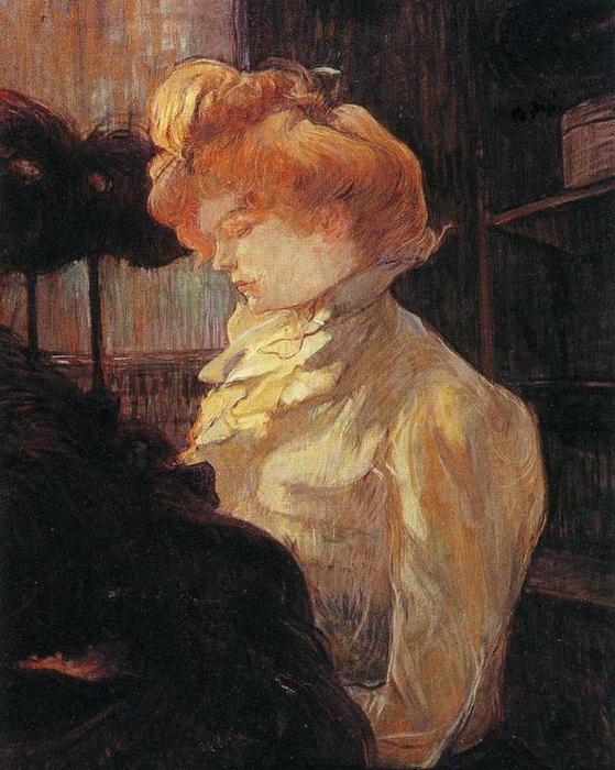 WikiOO.org - Encyclopedia of Fine Arts - Maleri, Artwork Henri De Toulouse Lautrec - La Modiste