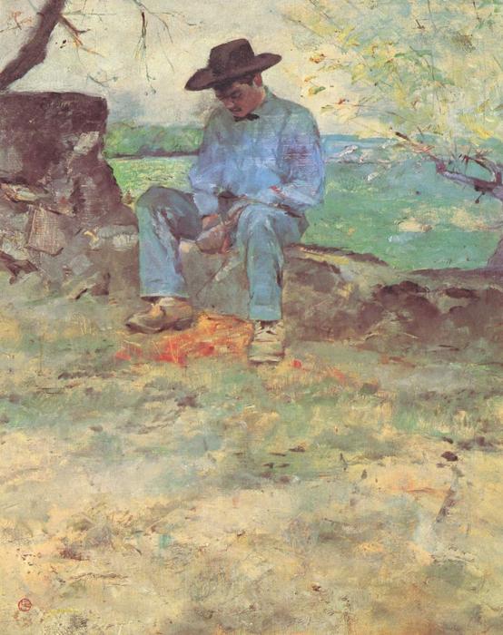 Wikioo.org - The Encyclopedia of Fine Arts - Painting, Artwork by Henri De Toulouse Lautrec - Le Jeune Routy
