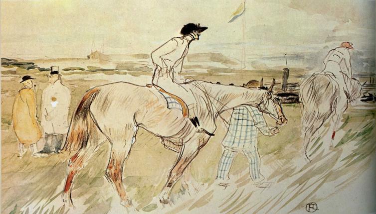 Wikioo.org - สารานุกรมวิจิตรศิลป์ - จิตรกรรม Henri De Toulouse Lautrec - The Good Jockey