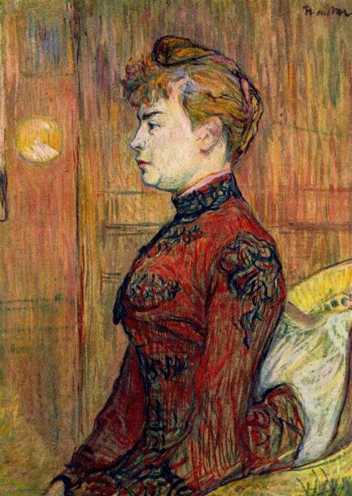 WikiOO.org - Encyclopedia of Fine Arts - Maleri, Artwork Henri De Toulouse Lautrec - The Policeman s Daughter