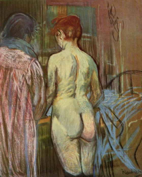 Wikioo.org - Die Enzyklopädie bildender Kunst - Malerei, Kunstwerk von Henri De Toulouse Lautrec - zwei mädchen