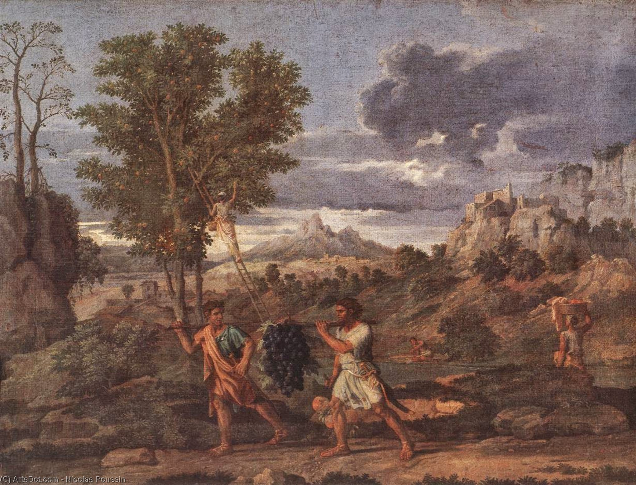 WikiOO.org - אנציקלופדיה לאמנויות יפות - ציור, יצירות אמנות Nicolas Poussin - Autumn