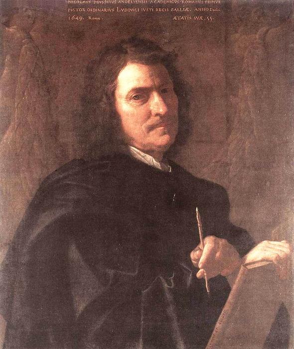 Wikioo.org - The Encyclopedia of Fine Arts - Painting, Artwork by Nicolas Poussin - Self Portrait