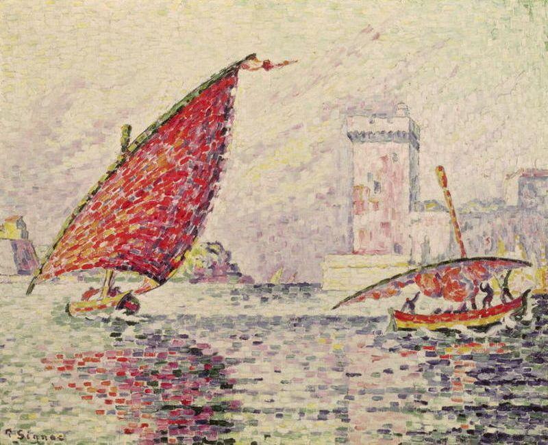 WikiOO.org - Енциклопедія образотворчого мистецтва - Живопис, Картини
 Paul Signac - Fort Saint-Jean, Marseilles