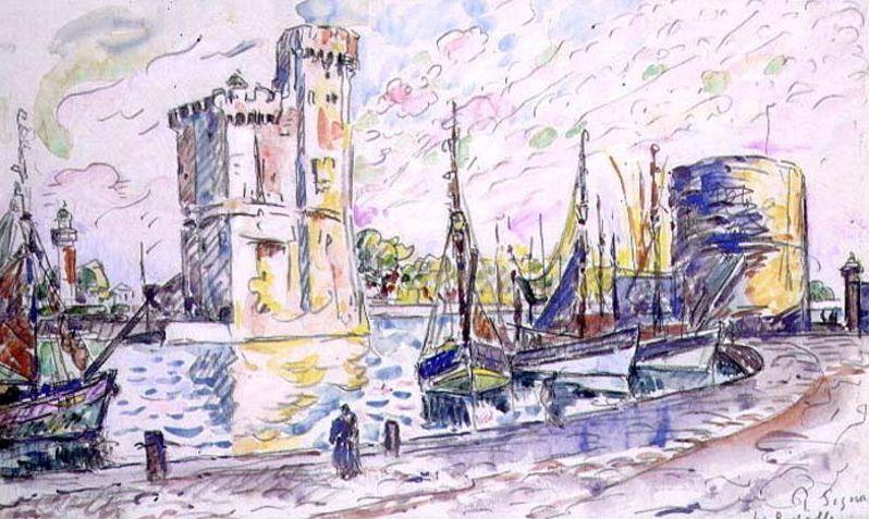 Wikioo.org - The Encyclopedia of Fine Arts - Painting, Artwork by Paul Signac - La Rochelle