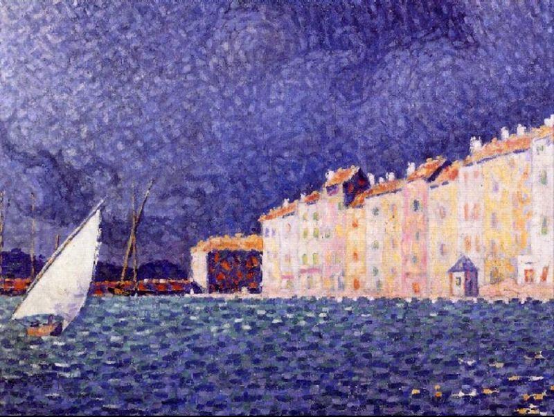 WikiOO.org - Enciclopedia of Fine Arts - Pictura, lucrări de artă Paul Signac - Saint Tropez