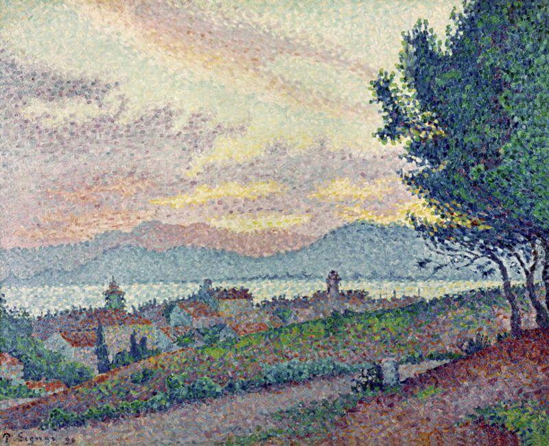 Wikioo.org - Encyklopedia Sztuk Pięknych - Malarstwo, Grafika Paul Signac - St. Tropez, Pinewood