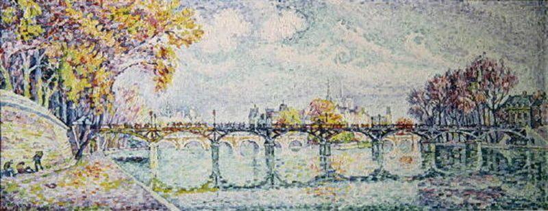 Wikioo.org - The Encyclopedia of Fine Arts - Painting, Artwork by Paul Signac - The Pont des Arts