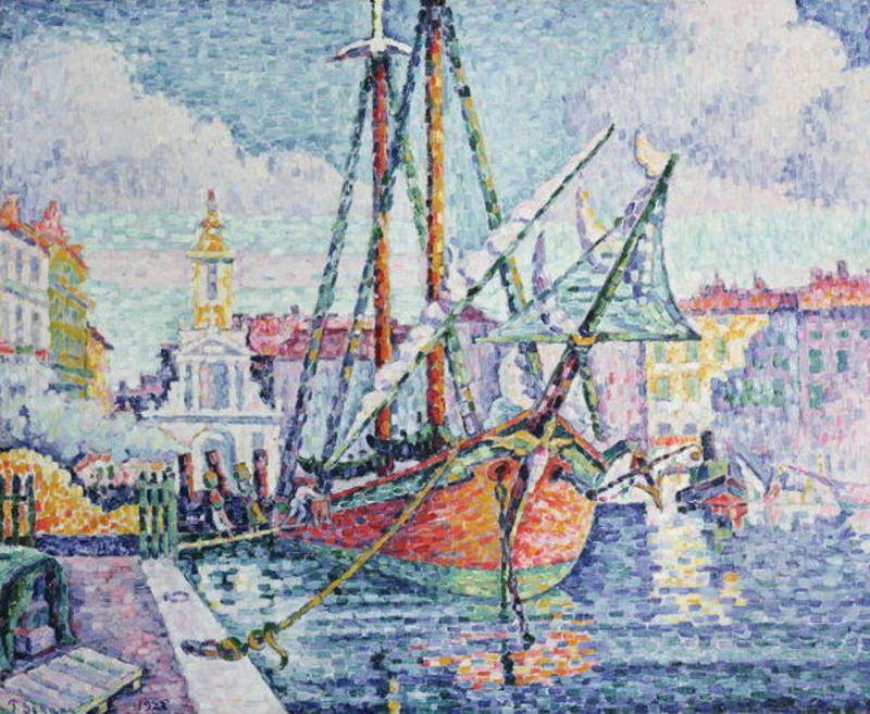 Wikioo.org - สารานุกรมวิจิตรศิลป์ - จิตรกรรม Paul Signac - The Port