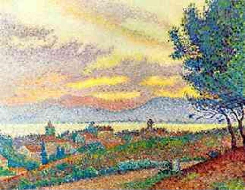 Wikioo.org - The Encyclopedia of Fine Arts - Painting, Artwork by Paul Signac - View Of St Tropez