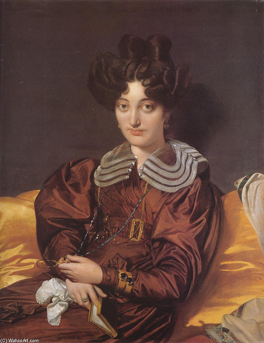 Wikioo.org - The Encyclopedia of Fine Arts - Painting, Artwork by Jean Auguste Dominique Ingres - Madame Marie Marcotte