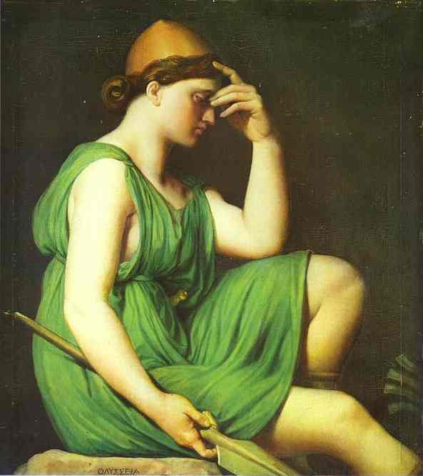 WikiOO.org - Encyclopedia of Fine Arts - Maľba, Artwork Jean Auguste Dominique Ingres - Odysseus