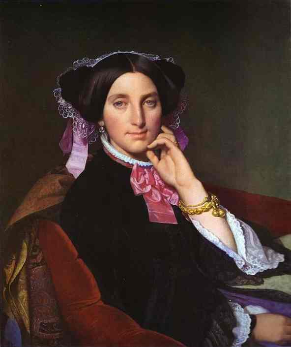 Wikioo.org - The Encyclopedia of Fine Arts - Painting, Artwork by Jean Auguste Dominique Ingres - Portrait of Madame Gonse