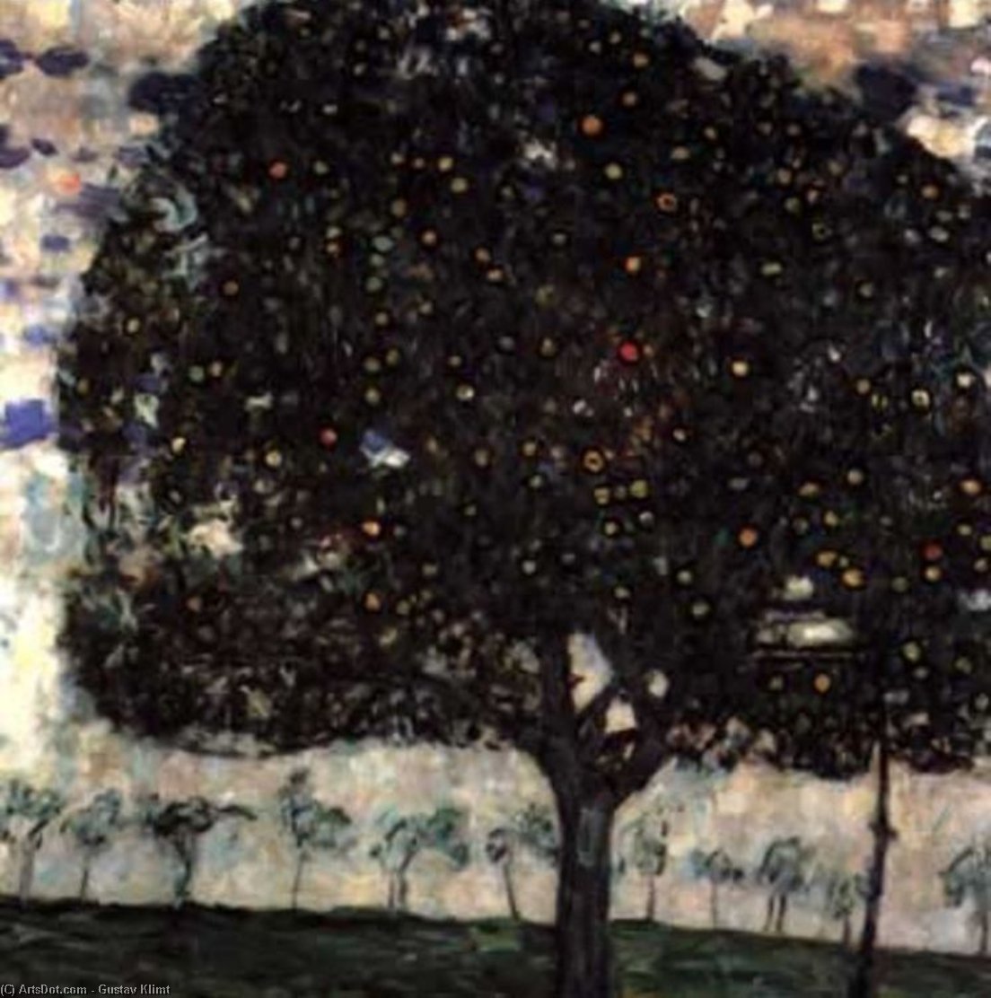WikiOO.org – 美術百科全書 - 繪畫，作品 Gustav Klimt - 苹果树II