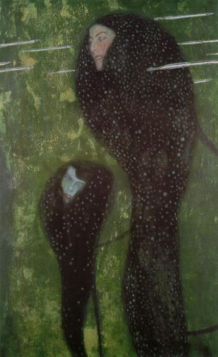 Wikioo.org - สารานุกรมวิจิตรศิลป์ - จิตรกรรม Gustav Klimt - Mermaids (Whitefish)