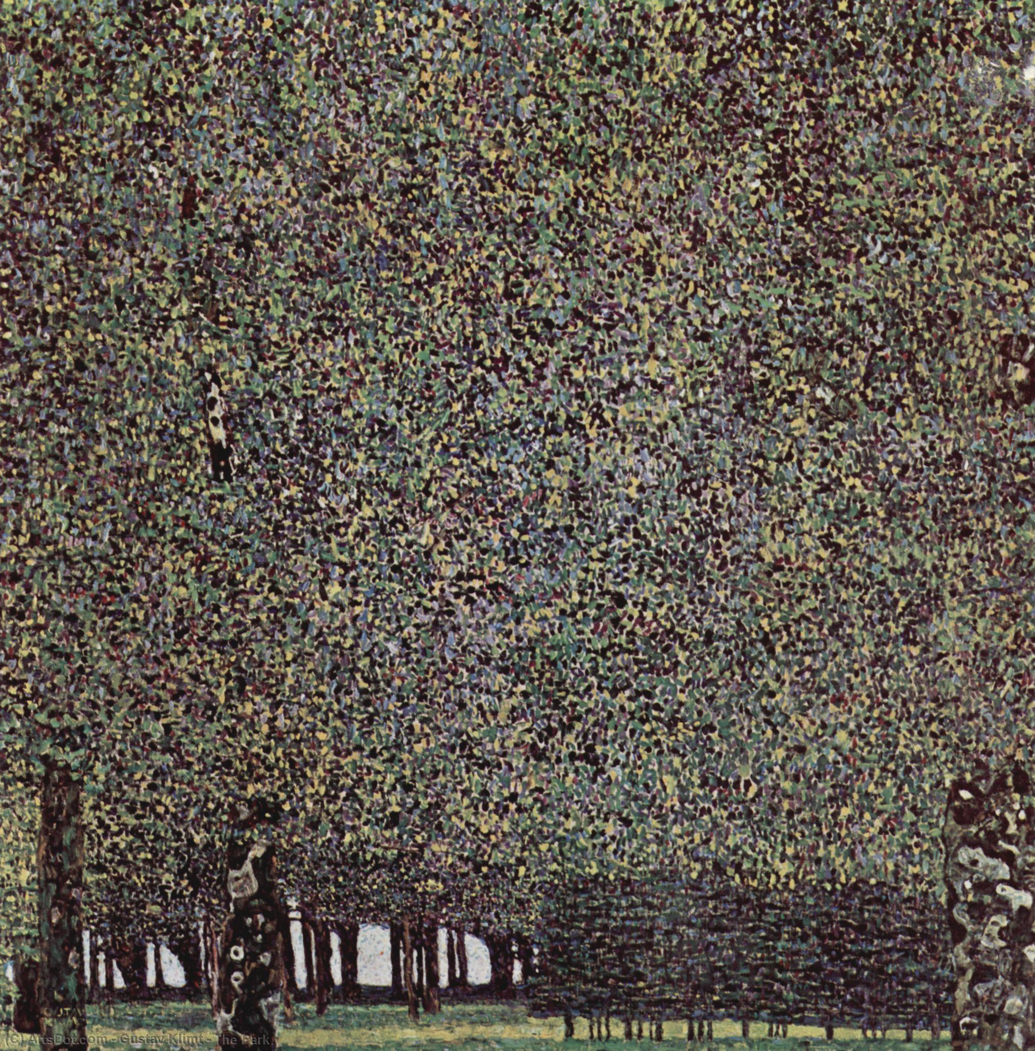 WikiOO.org - Enciclopédia das Belas Artes - Pintura, Arte por Gustav Klimt - The Park