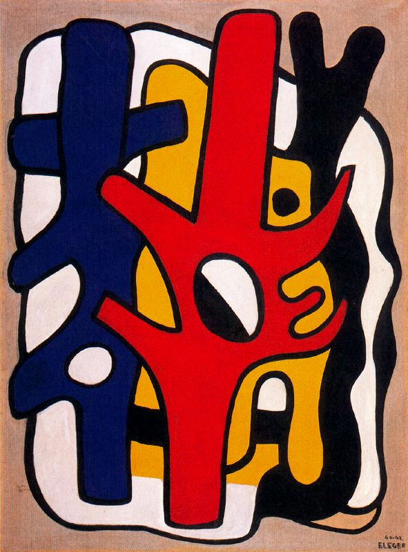 Wikioo.org - The Encyclopedia of Fine Arts - Painting, Artwork by Fernand Leger - Composition5