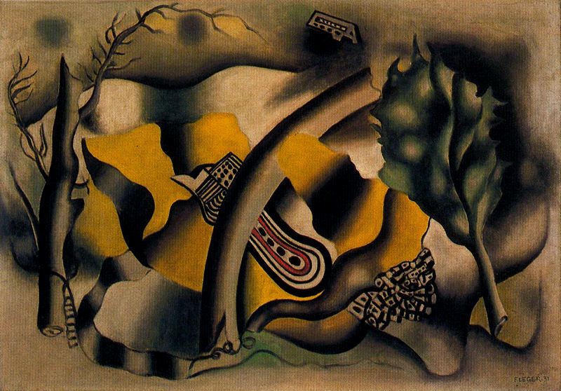 Wikioo.org - The Encyclopedia of Fine Arts - Painting, Artwork by Fernand Leger - Landscape2