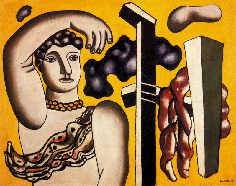 Wikioo.org – La Enciclopedia de las Bellas Artes - Pintura, Obras de arte de Fernand Leger - María acróbata