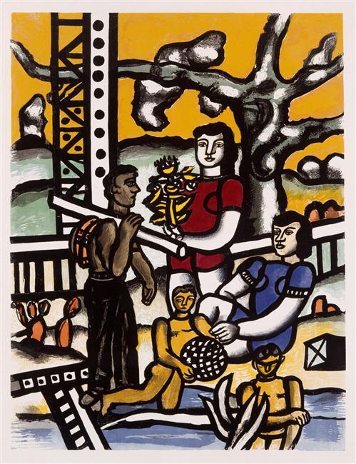 Wikioo.org - The Encyclopedia of Fine Arts - Painting, Artwork by Fernand Leger - The camper