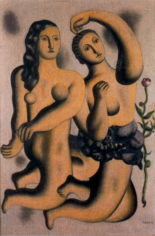 Wikioo.org - The Encyclopedia of Fine Arts - Painting, Artwork by Fernand Leger - The dance1