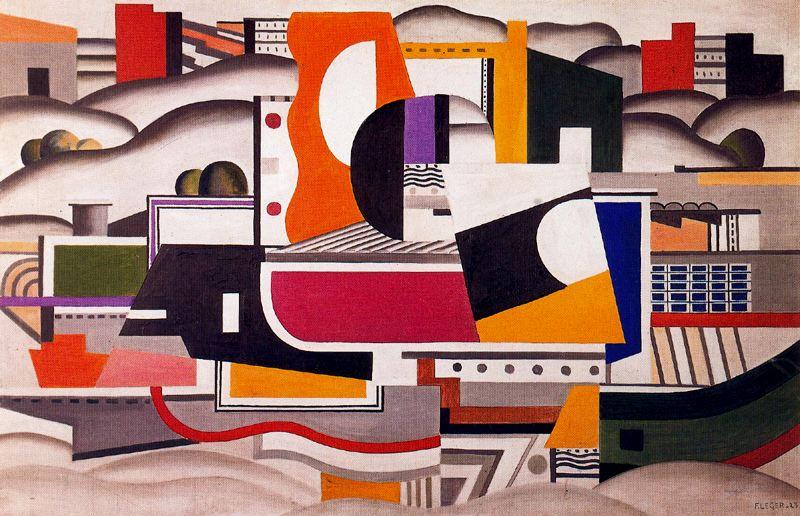 Wikioo.org - The Encyclopedia of Fine Arts - Painting, Artwork by Fernand Leger - The great tug