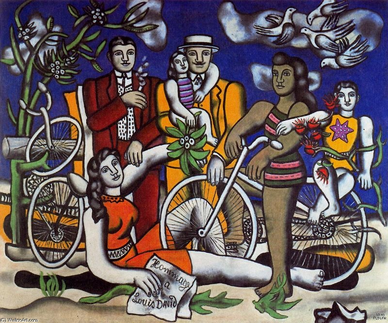 Wikioo.org - The Encyclopedia of Fine Arts - Painting, Artwork by Fernand Leger - The pleasure of leisure