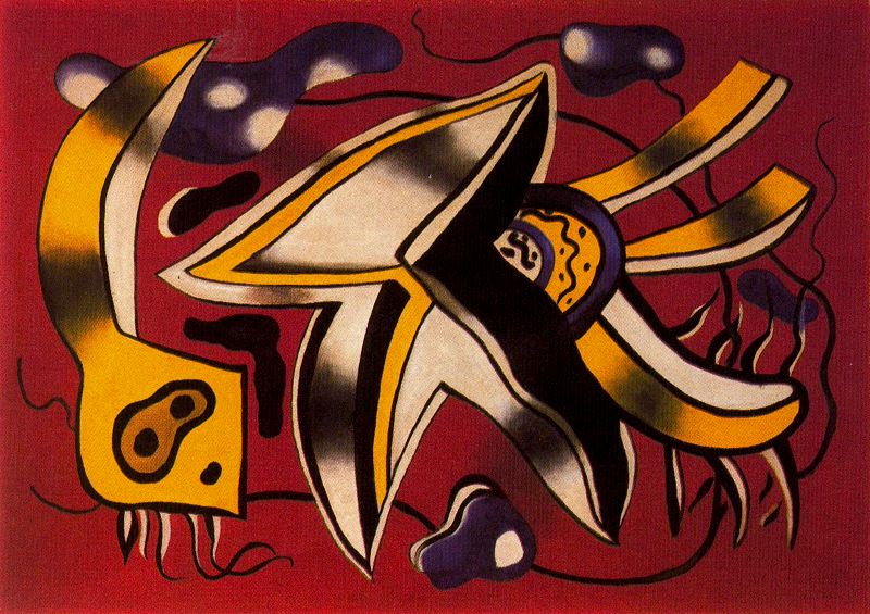 WikiOO.org - Енциклопедія образотворчого мистецтва - Живопис, Картини
 Fernand Leger - The starfish