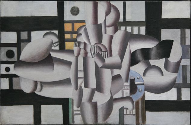 Wikioo.org - The Encyclopedia of Fine Arts - Painting, Artwork by Fernand Leger - The three women and still lifes