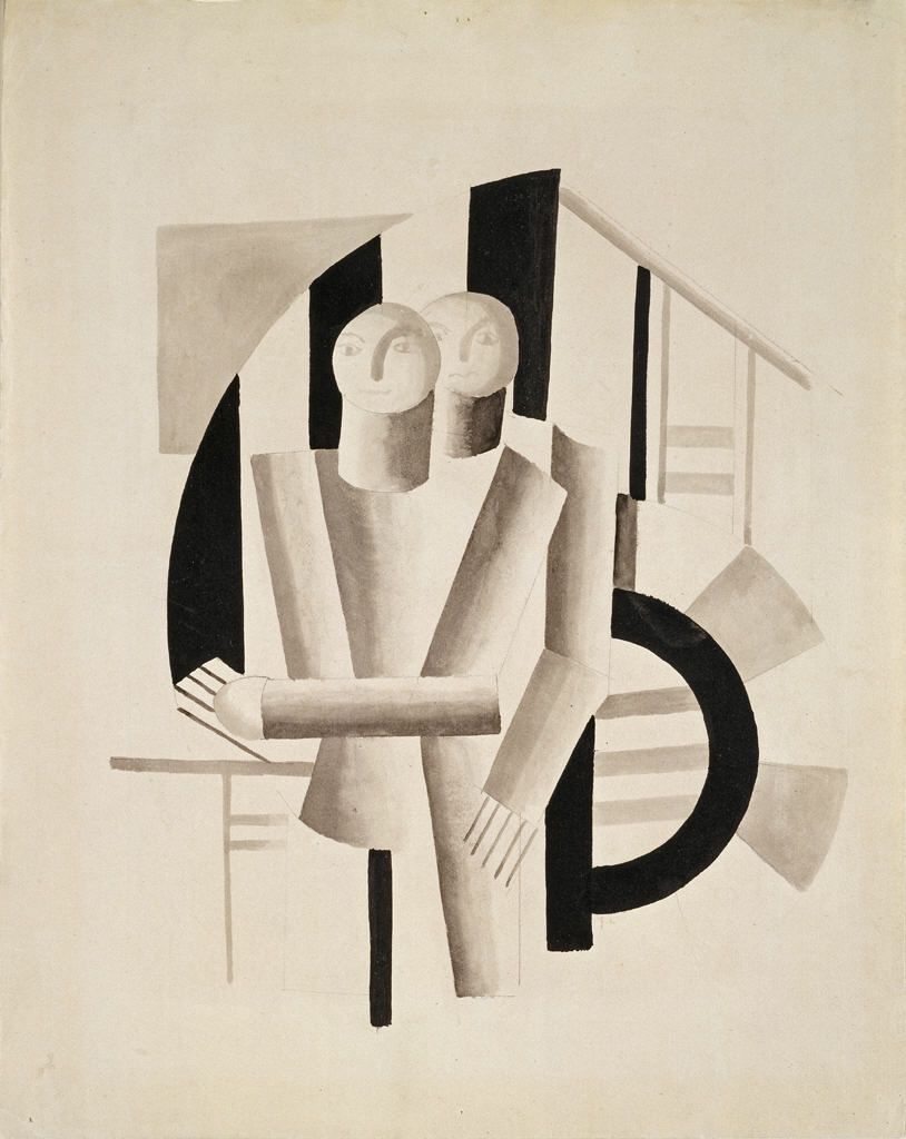 Wikioo.org - The Encyclopedia of Fine Arts - Painting, Artwork by Fernand Leger - Two Men