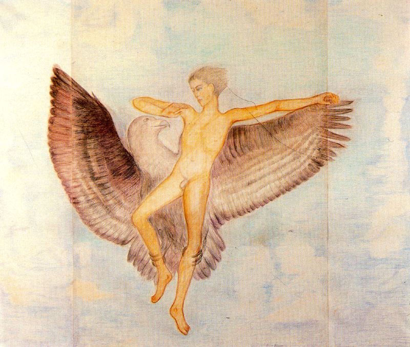 WikiOO.org - Encyclopedia of Fine Arts - Maleri, Artwork Balthus (Balthasar Klossowski) - Ganimedes II