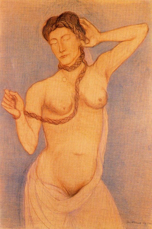 WikiOO.org - Encyclopedia of Fine Arts - Maleri, Artwork Balthus (Balthasar Klossowski) - Hairy Beauty