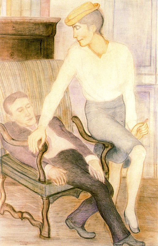 Wikioo.org - Bách khoa toàn thư về mỹ thuật - Vẽ tranh, Tác phẩm nghệ thuật Balthus (Balthasar Klossowski) - Impotence and seduction