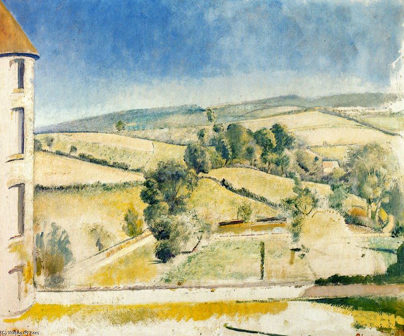 WikiOO.org - Encyclopedia of Fine Arts - Målning, konstverk Balthus (Balthasar Klossowski) - Landscape Chassy1