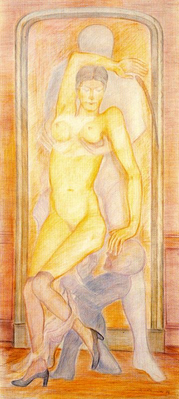 WikiOO.org - Encyclopedia of Fine Arts - Maleri, Artwork Balthus (Balthasar Klossowski) - Roberte, the afternoon