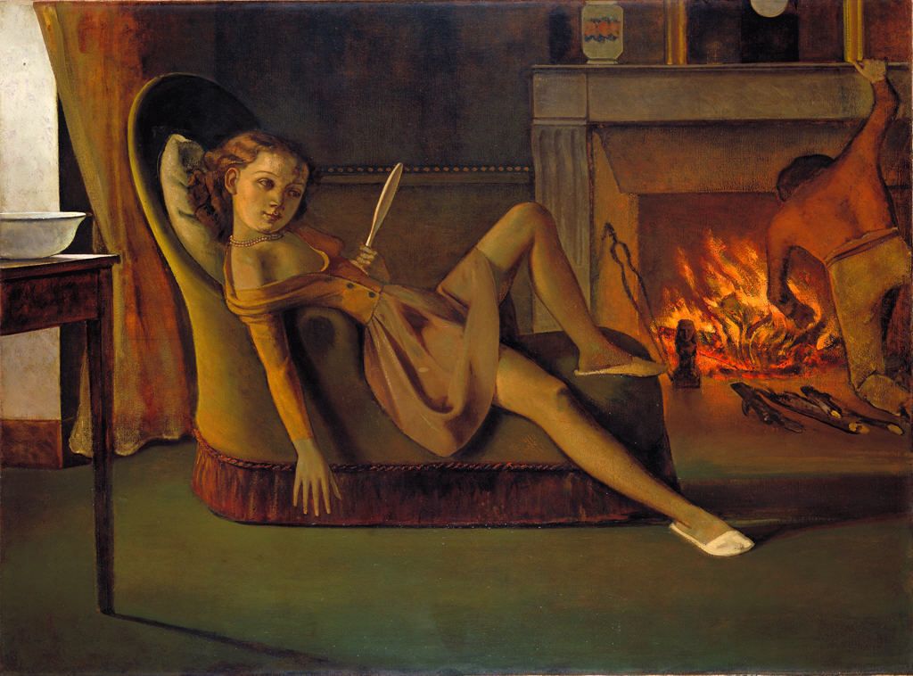 Wikioo.org - The Encyclopedia of Fine Arts - Painting, Artwork by Balthus (Balthasar Klossowski) - The Golden Days