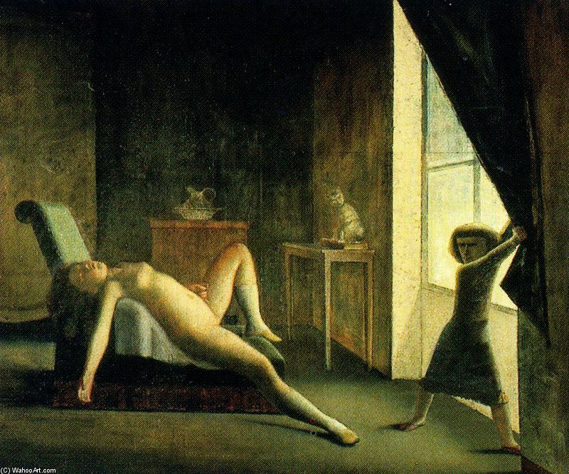 Wikioo.org - The Encyclopedia of Fine Arts - Painting, Artwork by Balthus (Balthasar Klossowski) - The House