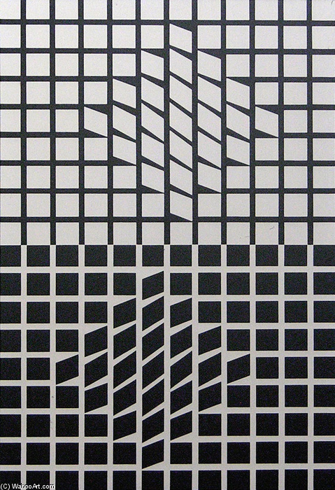 Wikioo.org - The Encyclopedia of Fine Arts - Painting, Artwork by Victor Vasarely - Eridan II