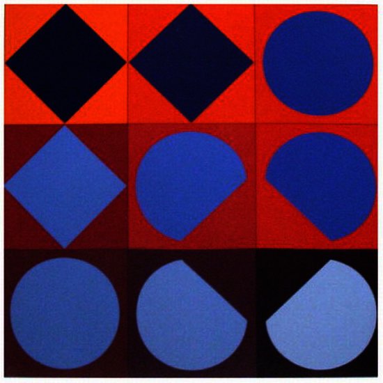 Wikioo.org - The Encyclopedia of Fine Arts - Painting, Artwork by Victor Vasarely - from the portfolio, Lapidaire