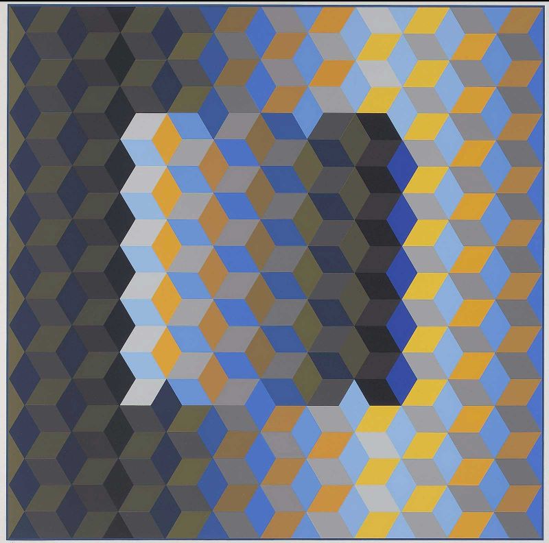 Wikioo.org - The Encyclopedia of Fine Arts - Painting, Artwork by Victor Vasarely - MEH2