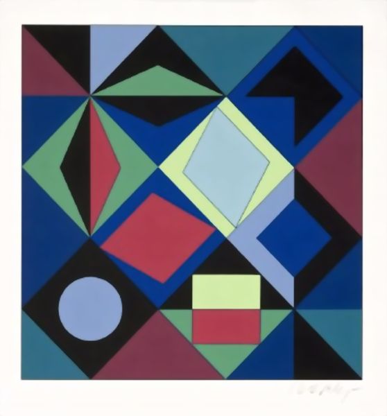 Wikioo.org - The Encyclopedia of Fine Arts - Painting, Artwork by Victor Vasarely - SIKRA - MC
