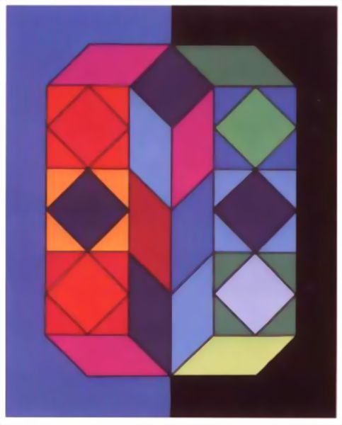 Wikioo.org - The Encyclopedia of Fine Arts - Painting, Artwork by Victor Vasarely - VY-29-G