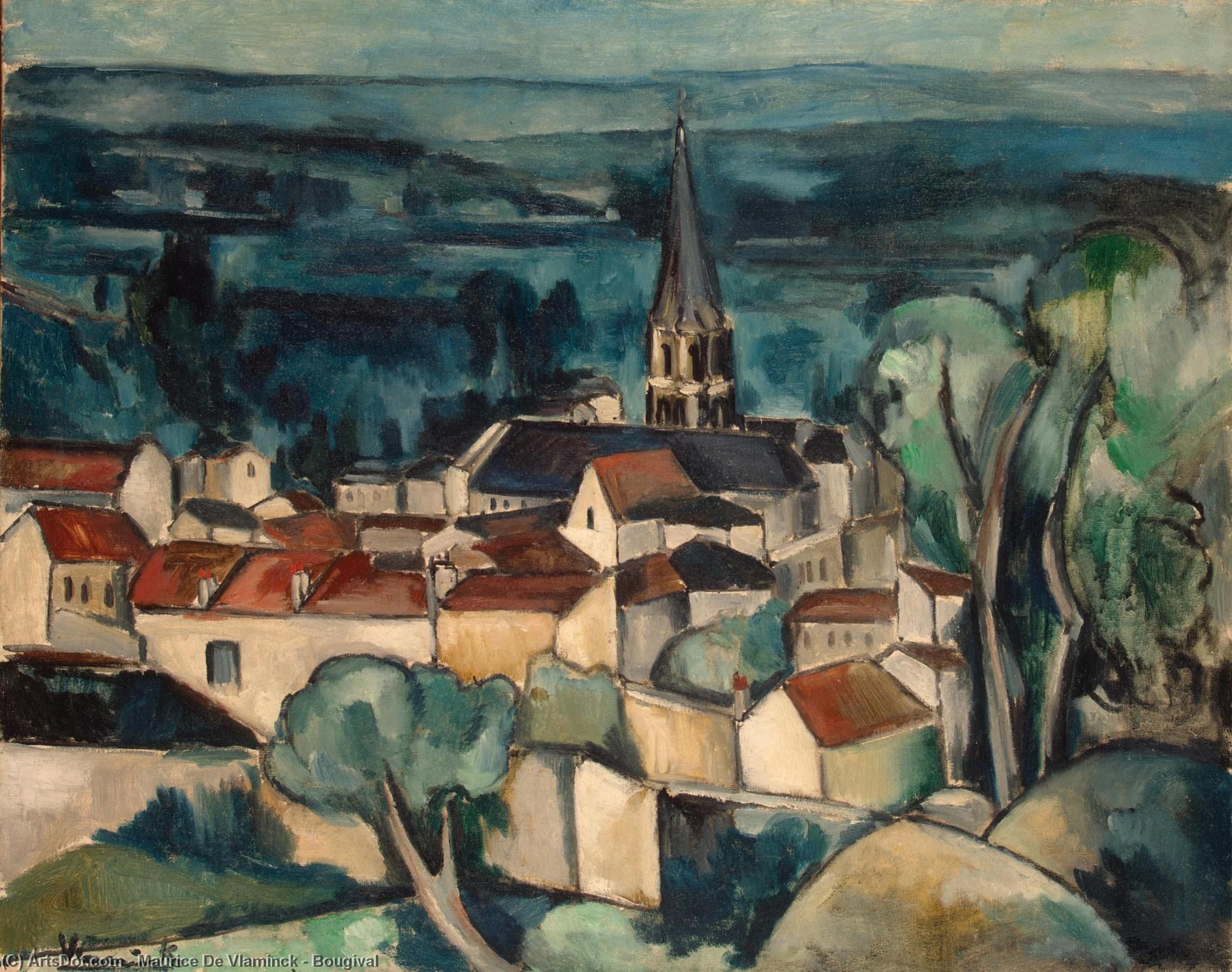 Wikioo.org - The Encyclopedia of Fine Arts - Painting, Artwork by Maurice De Vlaminck - Bougival