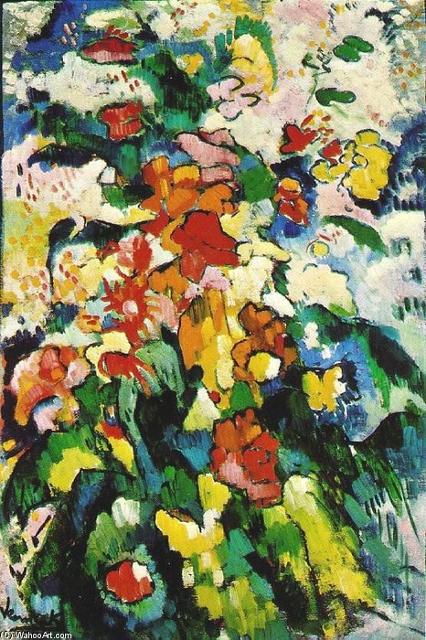 Wikioo.org - The Encyclopedia of Fine Arts - Painting, Artwork by Maurice De Vlaminck - Flowers, Symphony in Colors