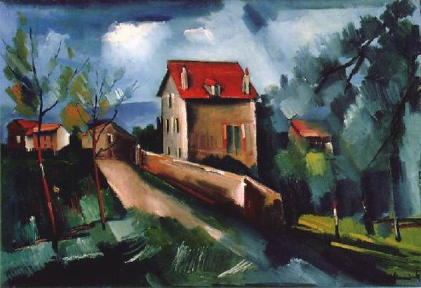 WikiOO.org - Encyclopedia of Fine Arts - Maľba, Artwork Maurice De Vlaminck - Landscape of Valmondois