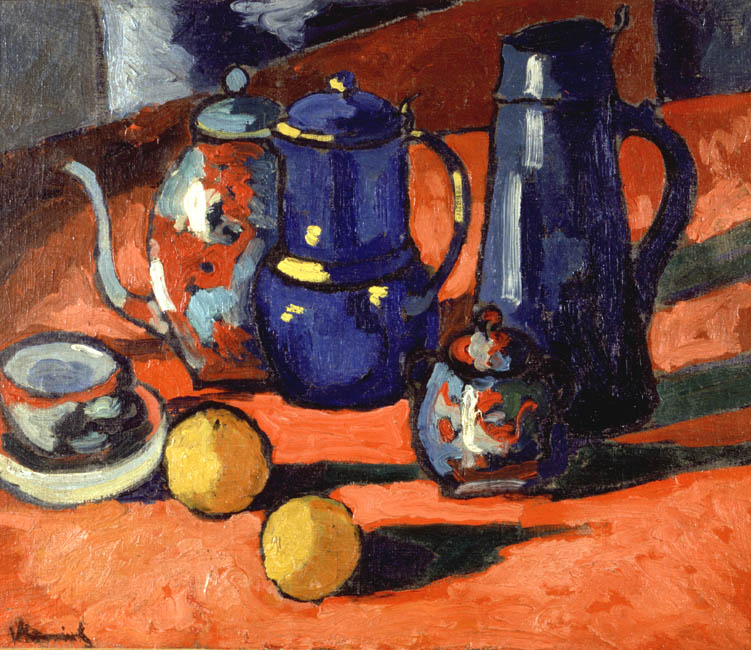 WikiOO.org - Encyclopedia of Fine Arts - Malba, Artwork Maurice De Vlaminck - Still Life with Oranges
