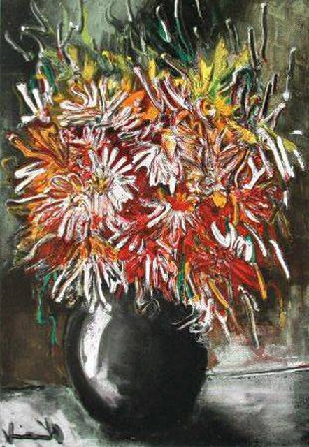 Wikioo.org - The Encyclopedia of Fine Arts - Painting, Artwork by Maurice De Vlaminck - The asters