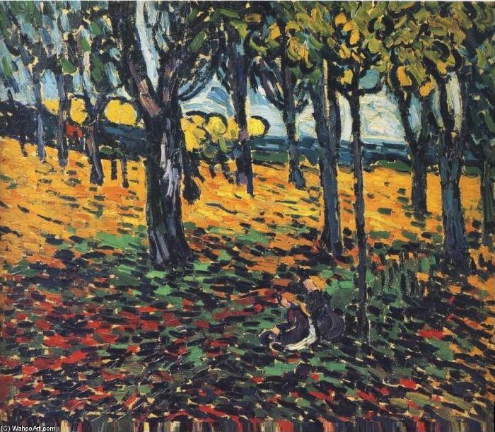 Wikioo.org - The Encyclopedia of Fine Arts - Painting, Artwork by Maurice De Vlaminck - The chestnut in Chatou