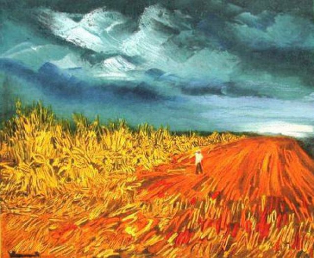 Wikioo.org - The Encyclopedia of Fine Arts - Painting, Artwork by Maurice De Vlaminck - The Harvest